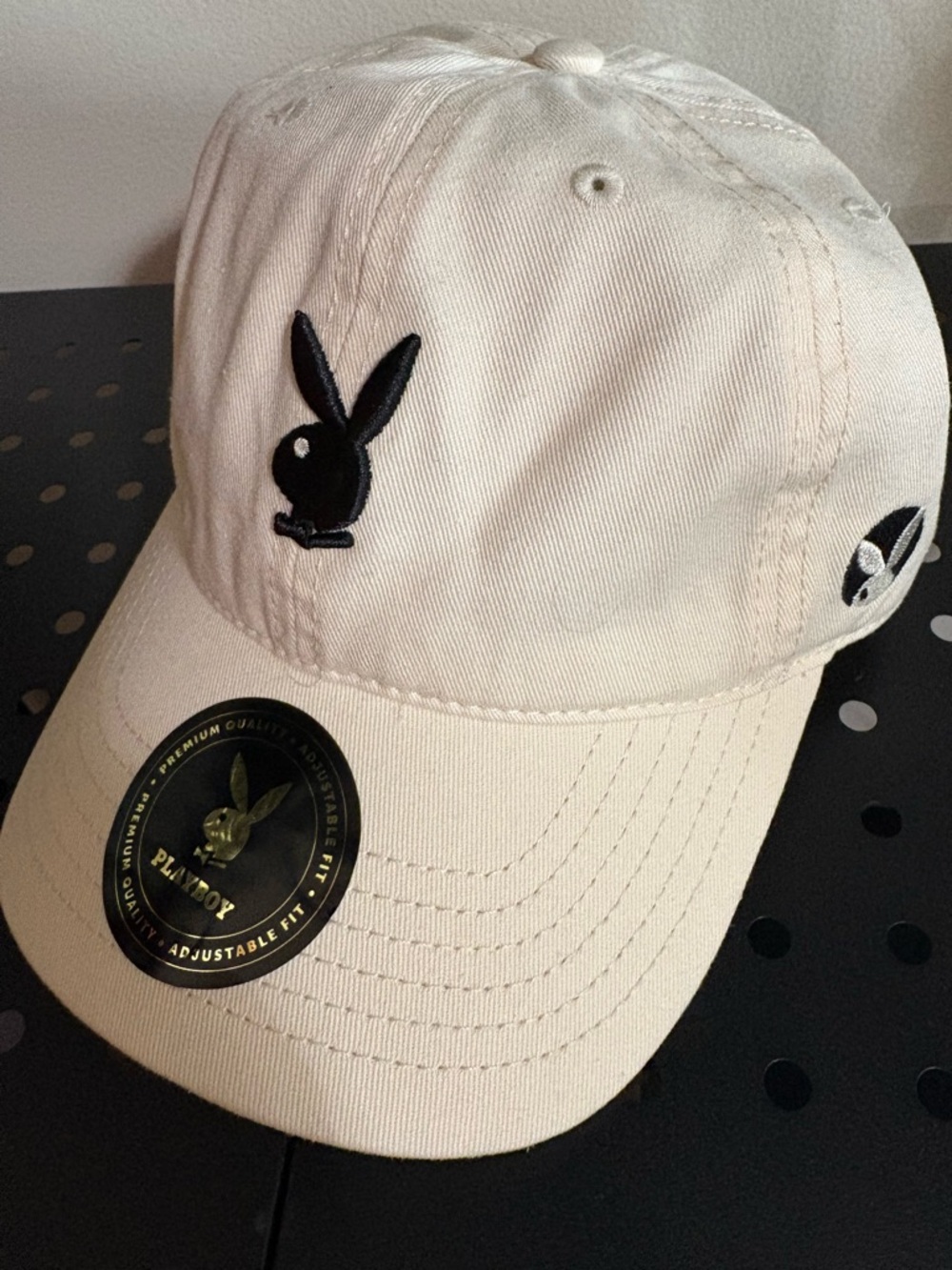 NWT Lids Playboy Gold Rush cotton canvas adjustable hat